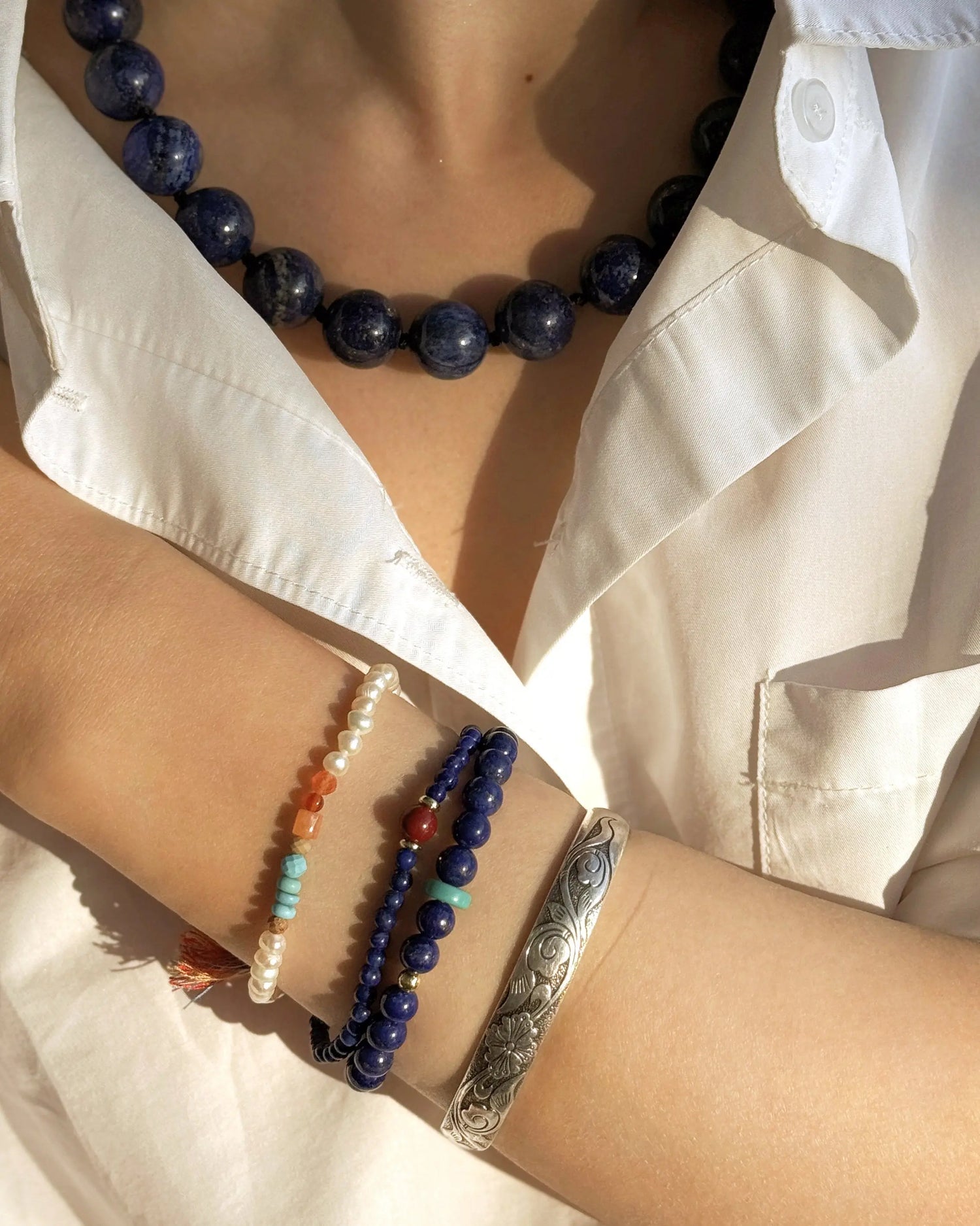 Lapis Lazuli Jewelry - Wander + Pray