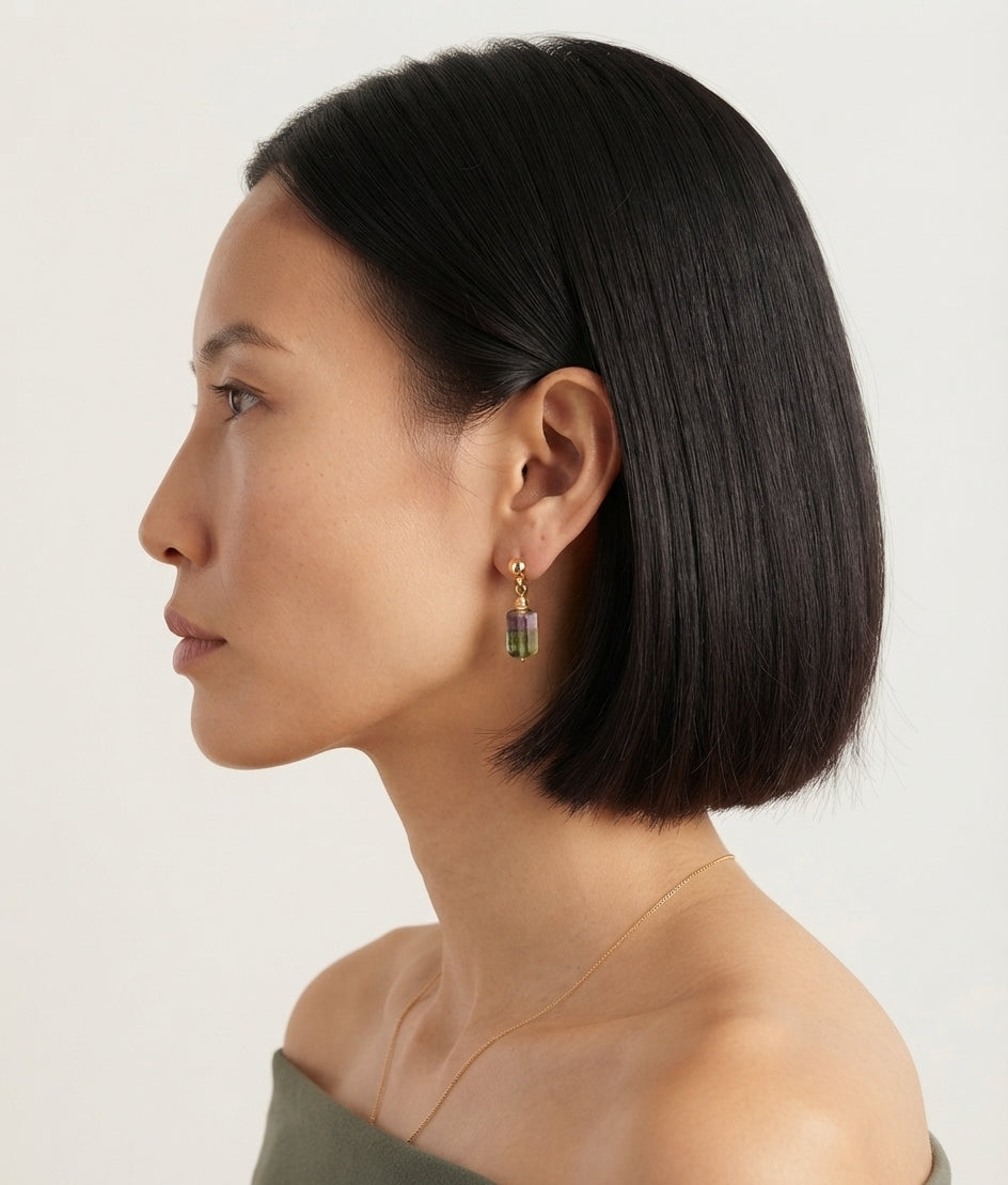 Bicolor Tumble Earrings