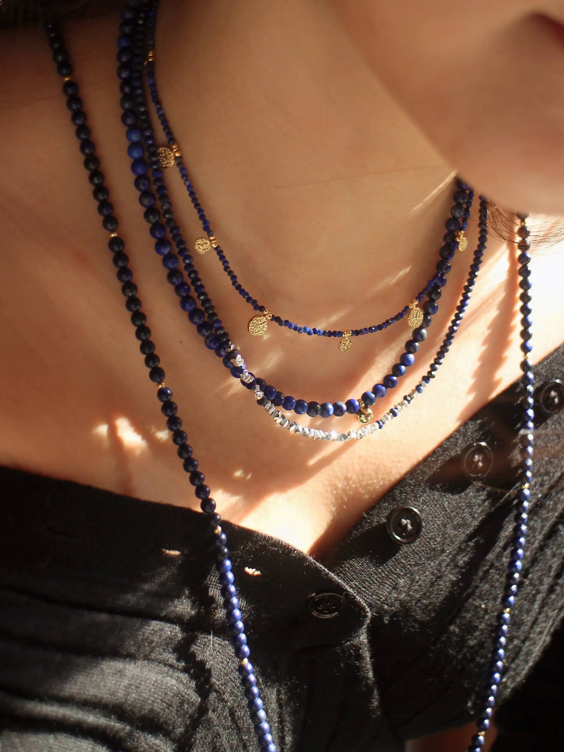 lapis lazuli Take It Easy Necklace - Wander + Pray