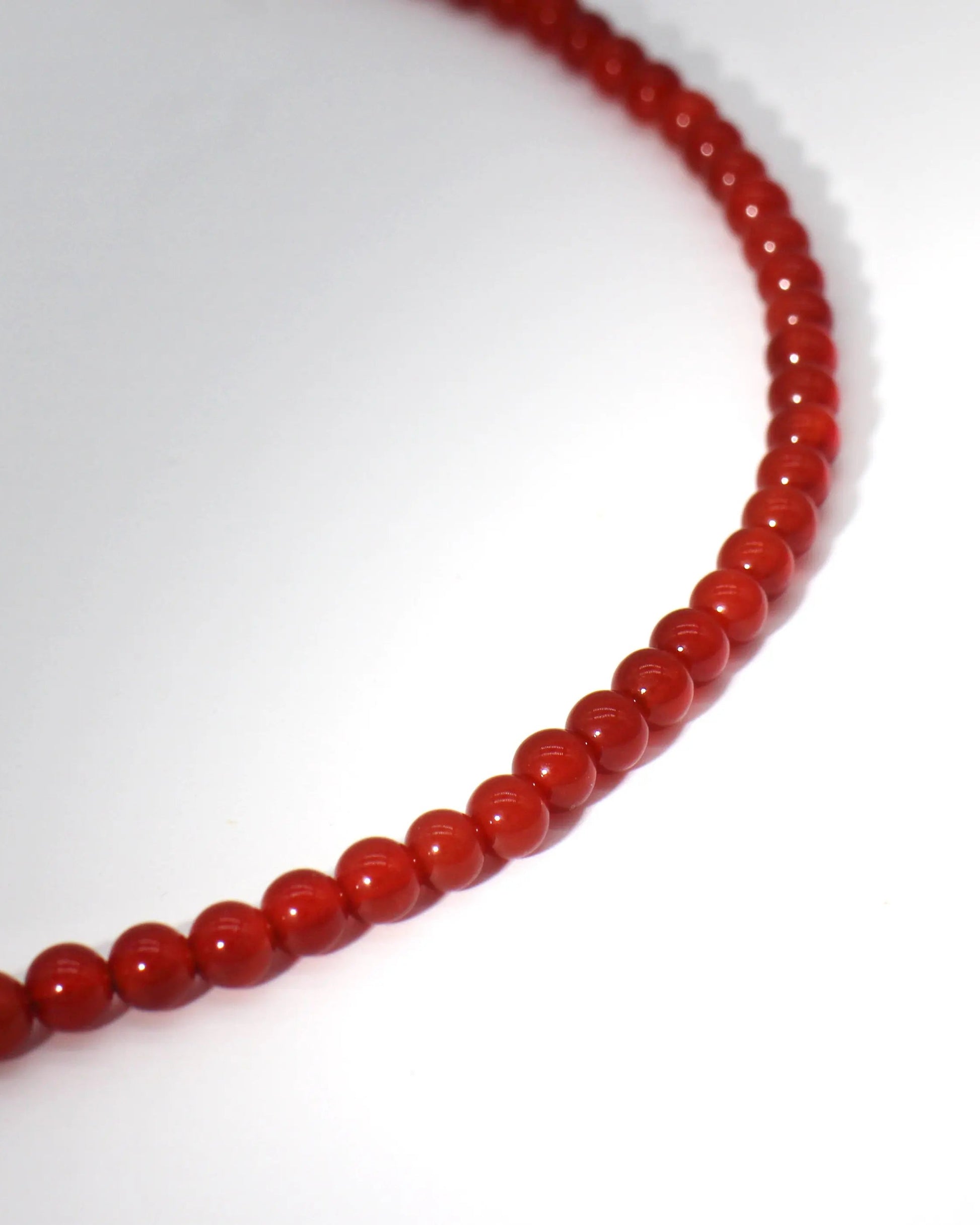 Red Agate small beaded Necklace - Wander + Pray