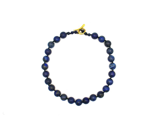 Lapis lazuli Necklace for Strength - Wander + Pray