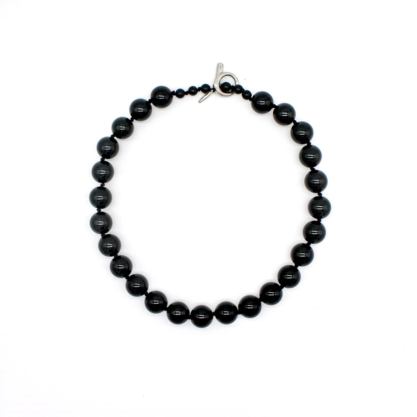 Black Agate Necklace for Grounding Wander + Pray