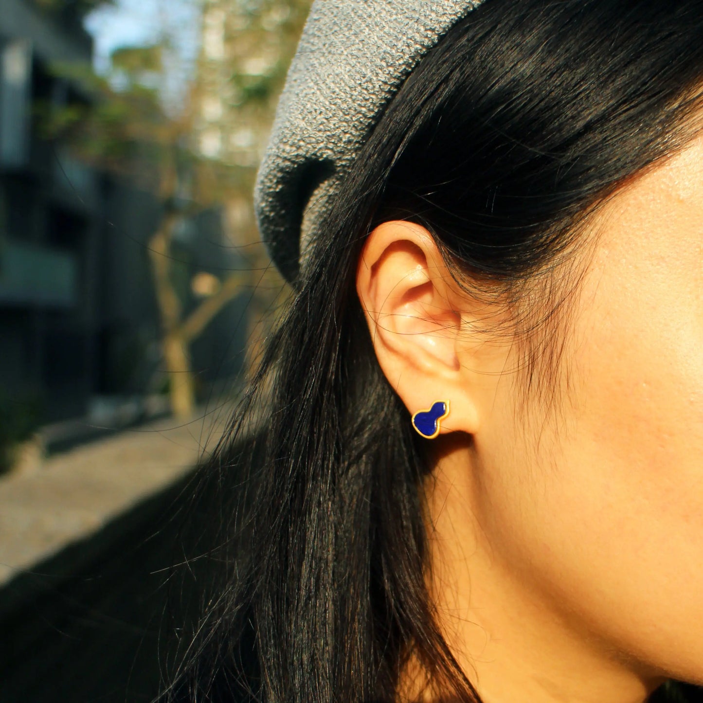 Good luck gourd "Hulu" Ear Studs Wander + Pray