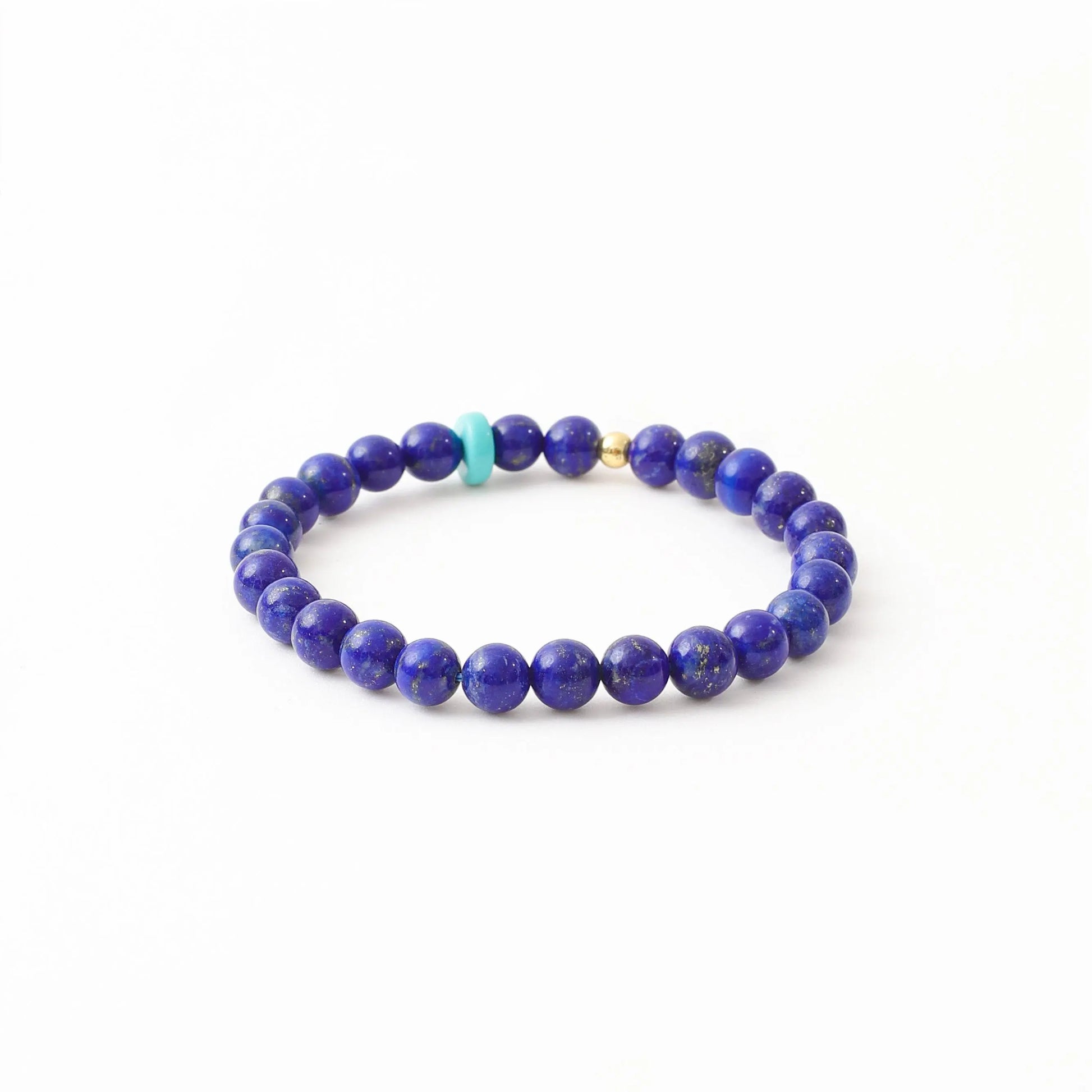 Fine Lapis Lazuli bracelet for Self-awareness - Wander + Pray