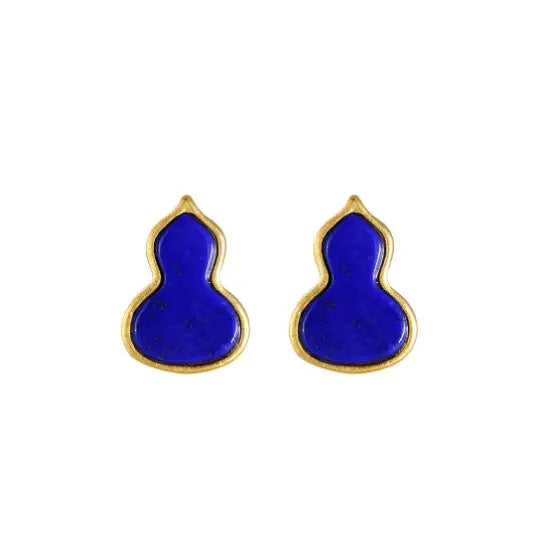 Good luck gourd "Hulu" Ear Studs - Wander + Pray